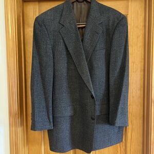 Hart Schaffner Marx 46R Brown Wool Blazer Dillard's Softly Tailored